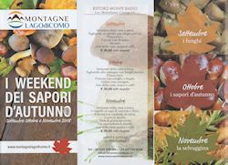 I weekend dei sapori d'autunno I weekend dei sapori d'autunno